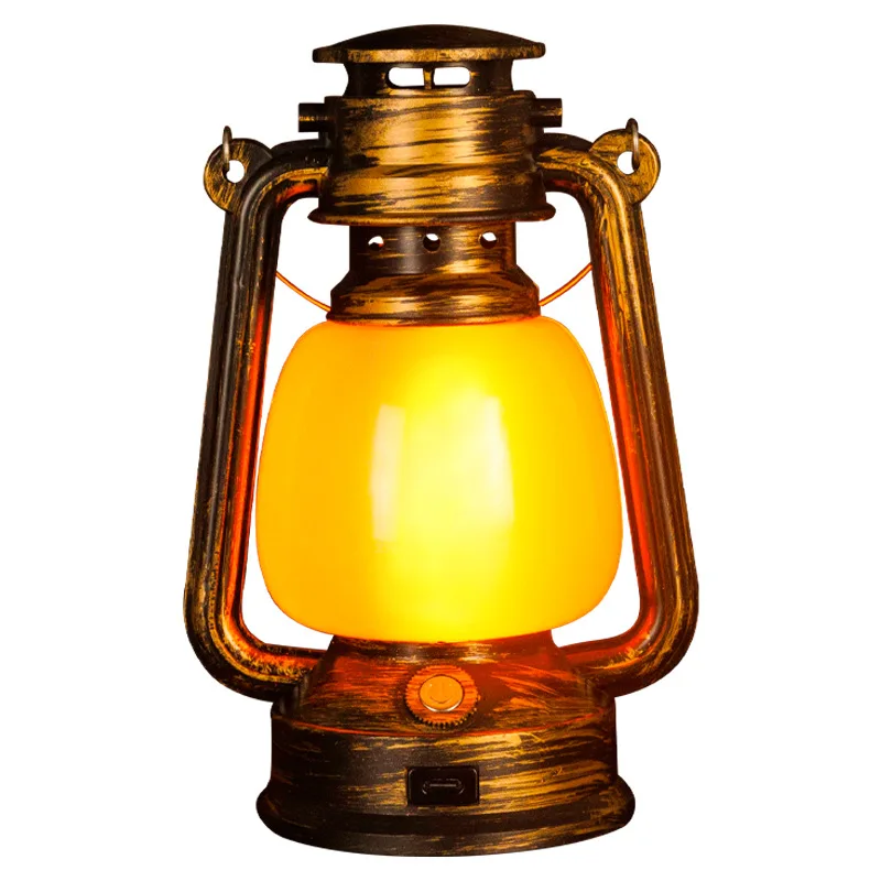 

Light Popular Camping Ambient Flame Camping Tent Retro Horse Lamp Outdoor Portable Gift