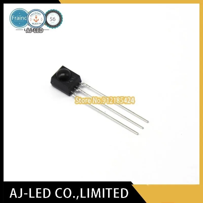 10pcs/lot IRM-3638N3 billion light infrared receiver remote control receiver frequency 38KHZ induction distance 6-14m