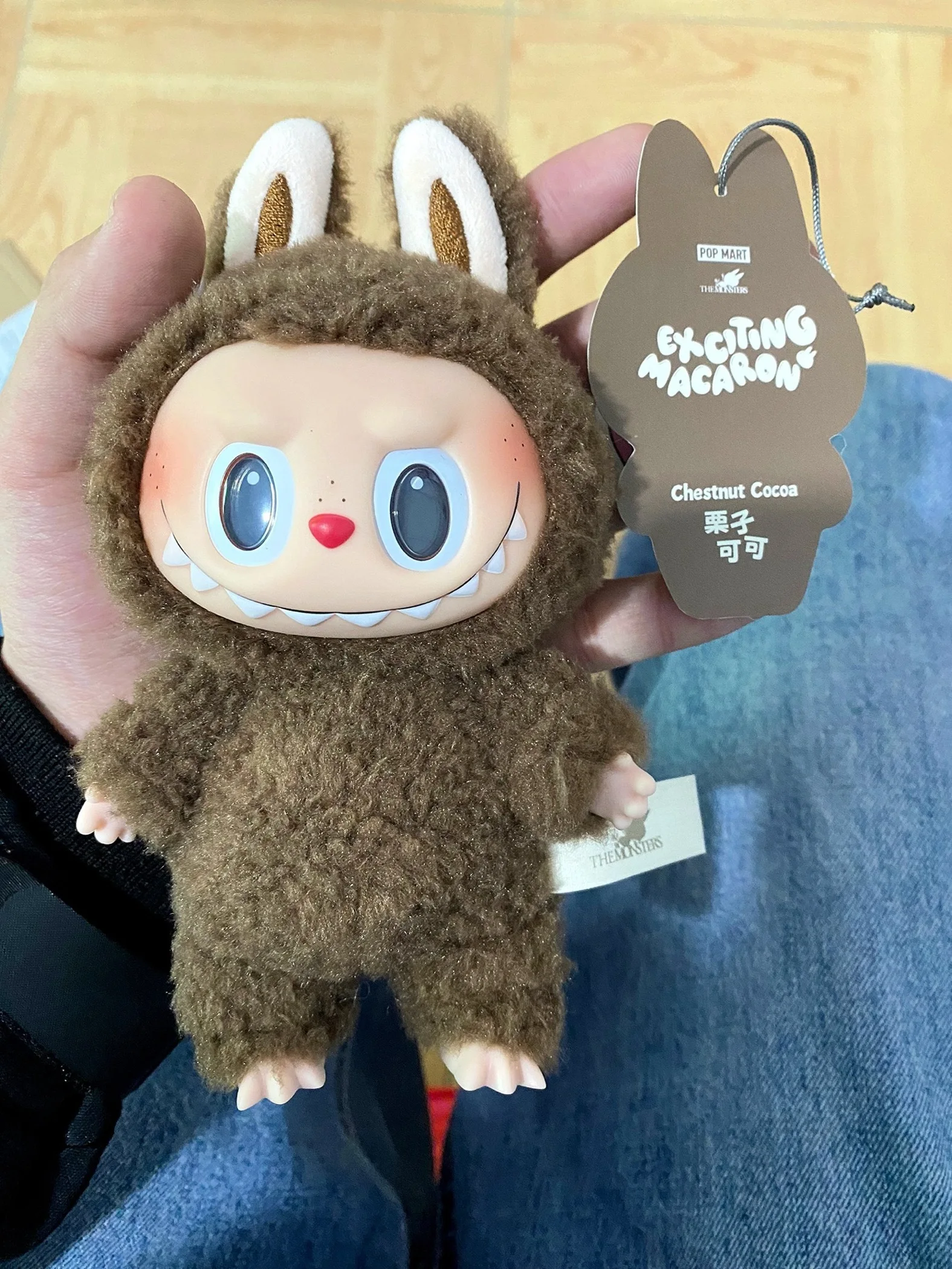 1:1 Replica High Quality Cute Labubu The Monsters Box Toys Cardiac Macarone Kawai Doll Figure Model Bag Keychain festival Gifts