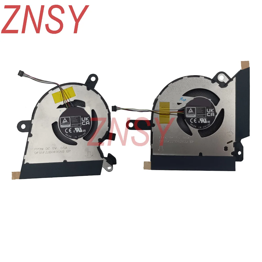 

CPU GPU Fan For ASUS ROG Flow X13 GV301 GV301RA GV301RC GV301RE FPDL FPDM 13NR0A20T02011 13NR0A20T03011 Notebook Cooling Fans