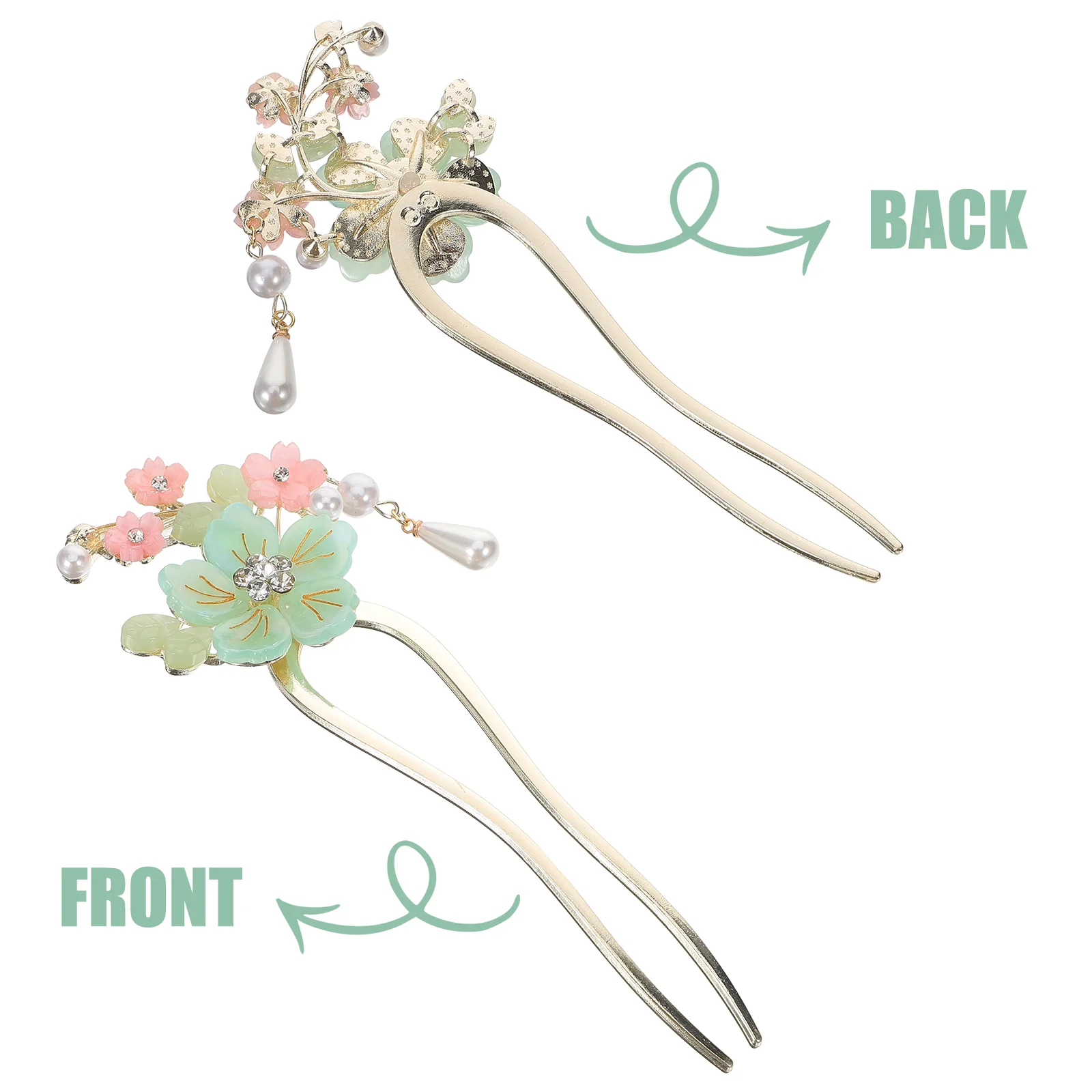 Tassel Hairpin Decor Chopsticks for Women Chinoiserie Jewelry Dangle Women's