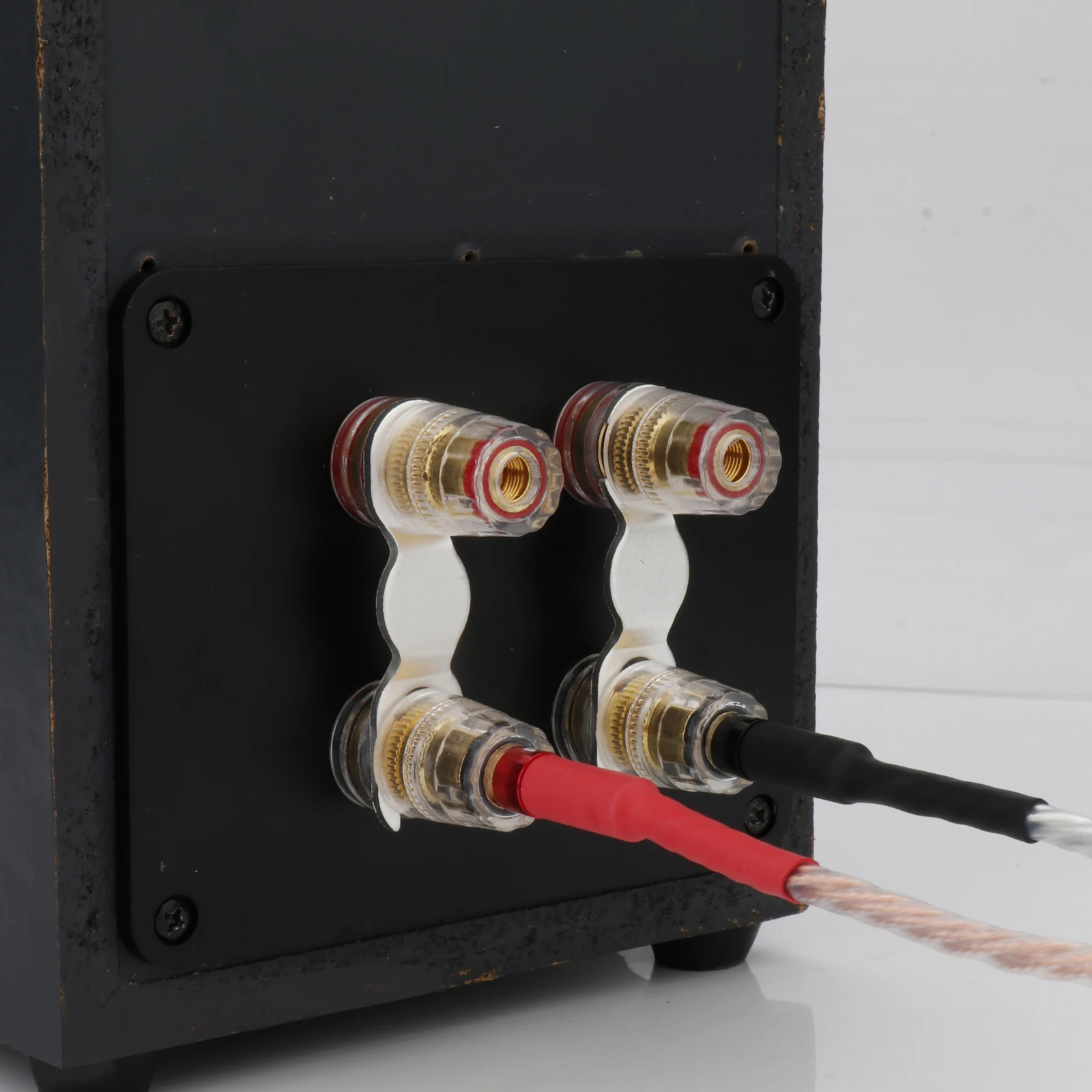 Monosaudio 7N Rood Koper Vergulde Verzilverd Ktv Speaker Kabel Jumper U Vork Audio Terminal Connector