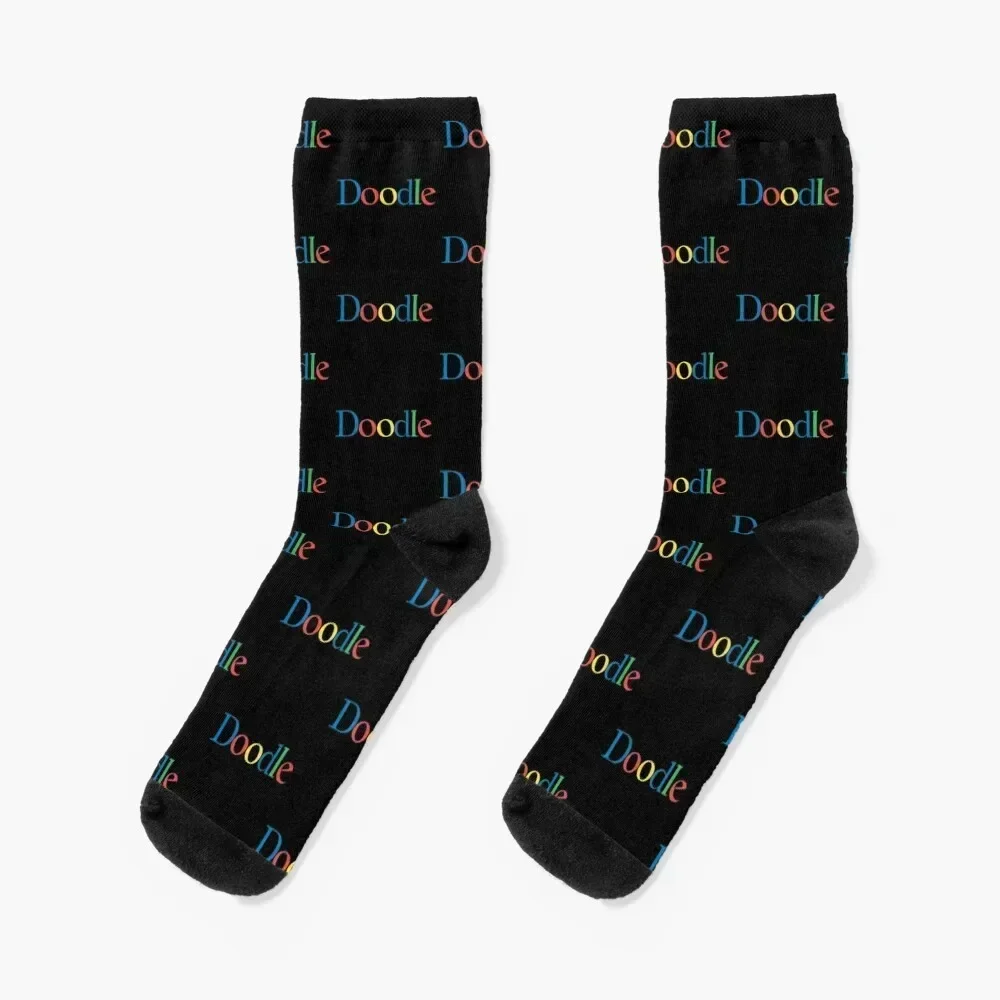 

Doodle Socks Running luxe cool hockey Luxury Woman Socks Men's