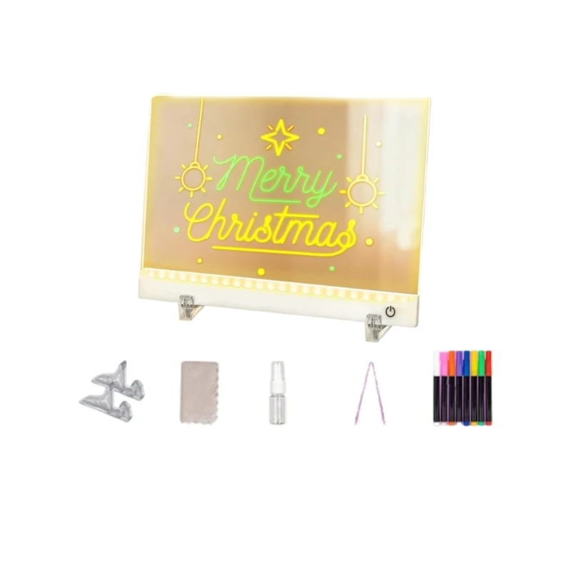 D5BB Sustainable Rechargeable Notice Board Crafted From High Quality Acrylic Material