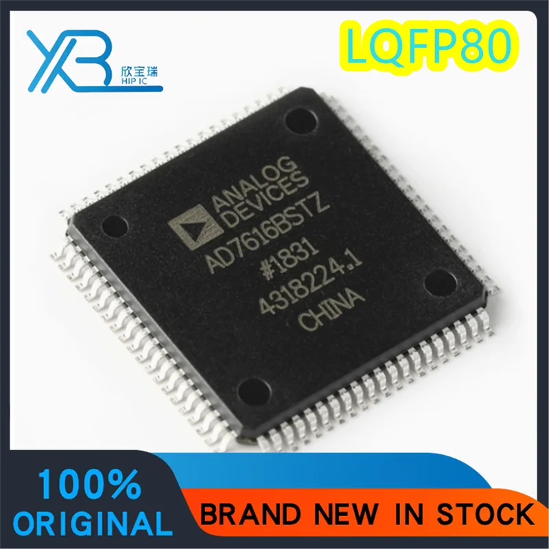 (1/20 pieces) AD7616BSTZ LQFP-80 AD7616 16-channel DAS built-in 16-bit synchronous sampling AD 100% new original spot