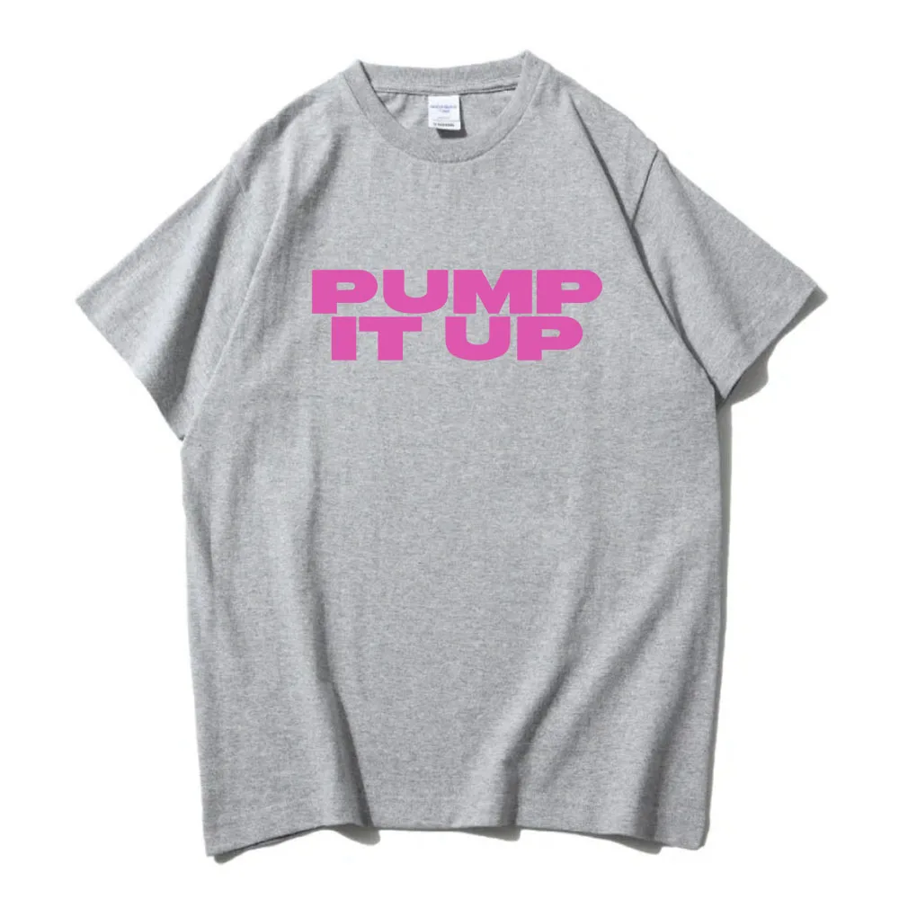 Pump It Up Pink Koszulka z nadrukiem The Substance Horror Movie Tshirty z krótkim rękawem Mężczyźni/Kobiety Mężczyźni Koszulka Casual Film Graphic Tee