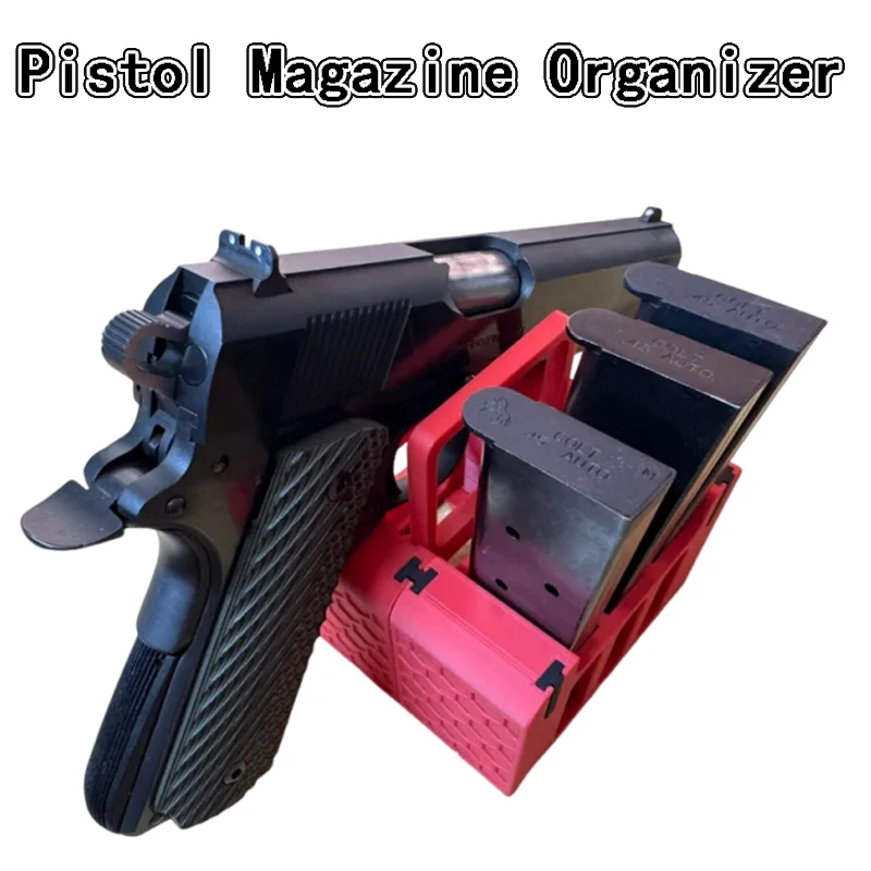 

Tactical Modular Pistol Magazine Organizer Compatible With Glock Fn59 1911 Magazines Display Gun Rack For Shooting Enthusiasts