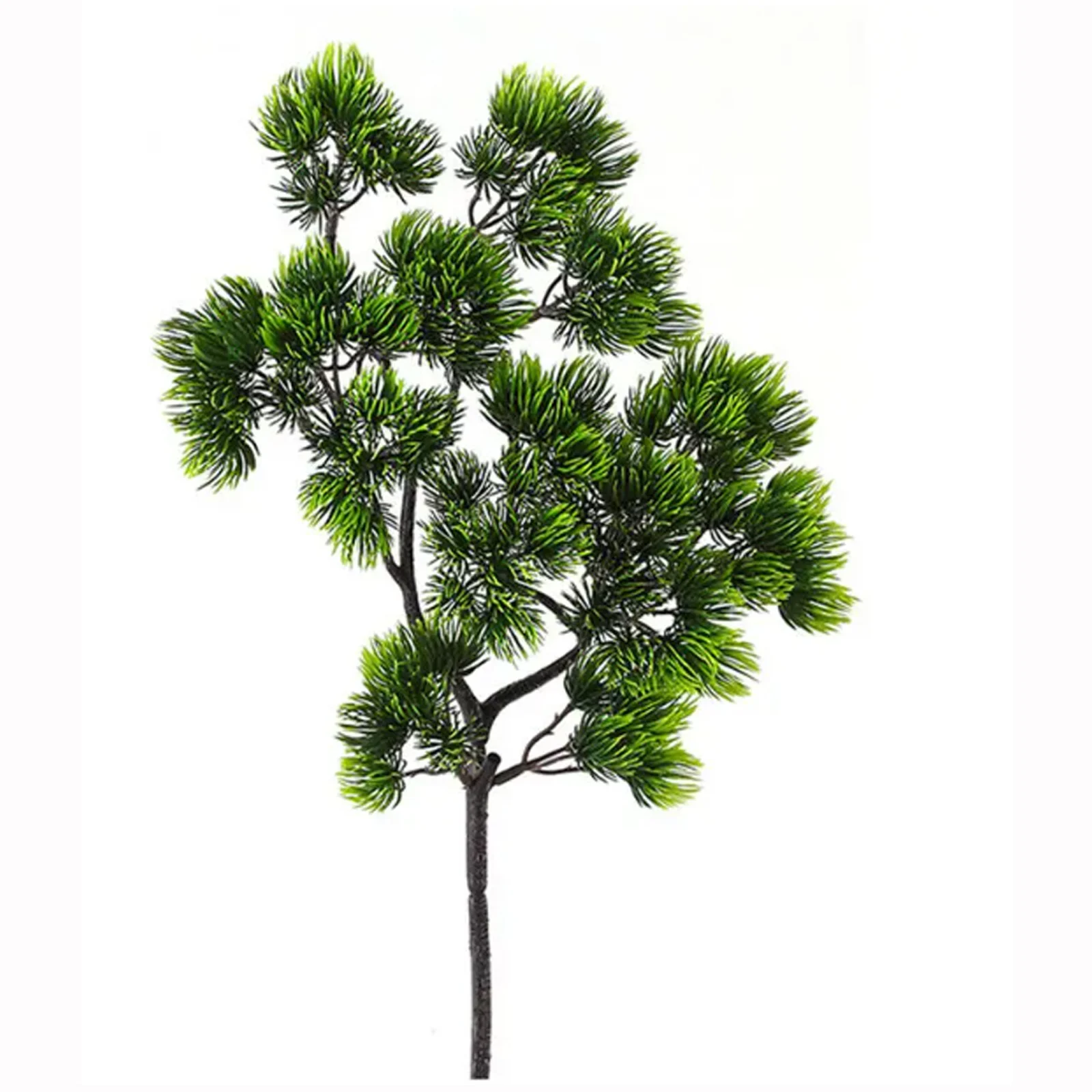 Small Tree Leaf Pine Needle Leaves Branch Fake Ornaments Artificial Plants Podocarpus Home Wedding Decor Plastics Decoration