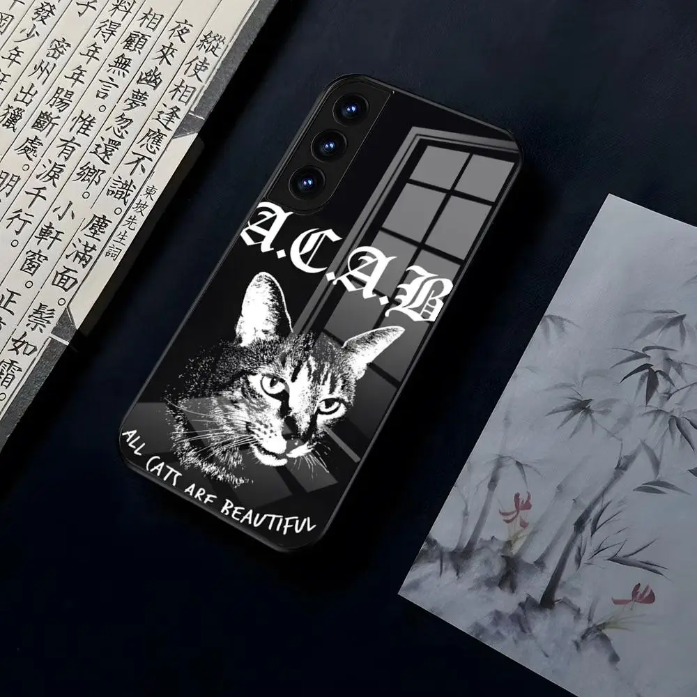 Acab Ultras Phone Case For Samsung A 54 14 34 52 70 71 72 81 91 E S 4G 5G 33 20 S 12 10 21 22 13 Simple Style 30 31 32 40 42 50