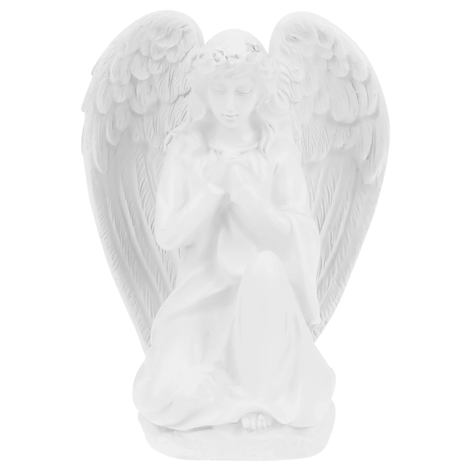 Praying Angel Figurines Decorative Ornaments Miniature Household for Kids Resin Mother Memorial Gifts