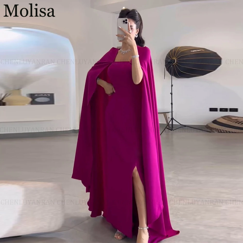 MOLISA Saudi Arabia Two Piece Formal Occasion Dresses 2024 Mermaid Front Split Floor-Length Party Evening Gowns فساتين الحفلات