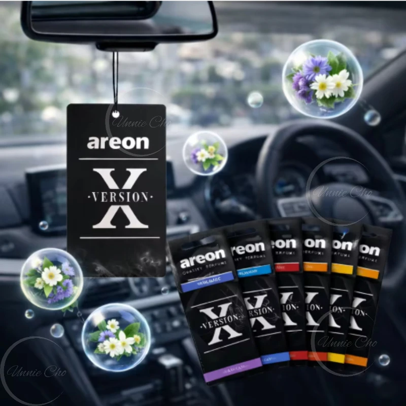 Areon perfume de longa duração x versão ambientadores de papel decorações do carro pendurar nos espelhos retrovisores interior do carro pendurado