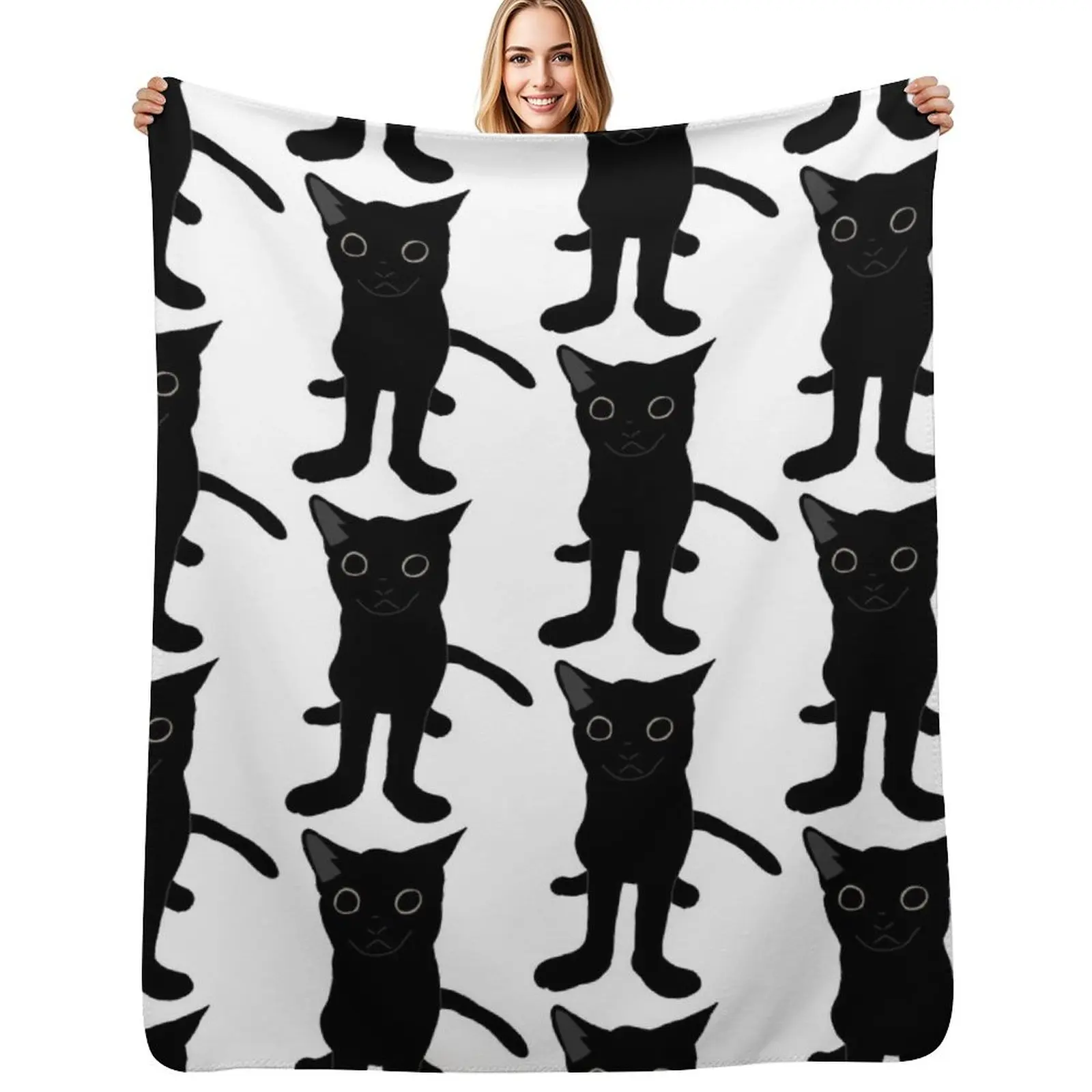 

Big foot baby jinx Throw Blanket Cozy Warm Blanket for Bed Room Decor