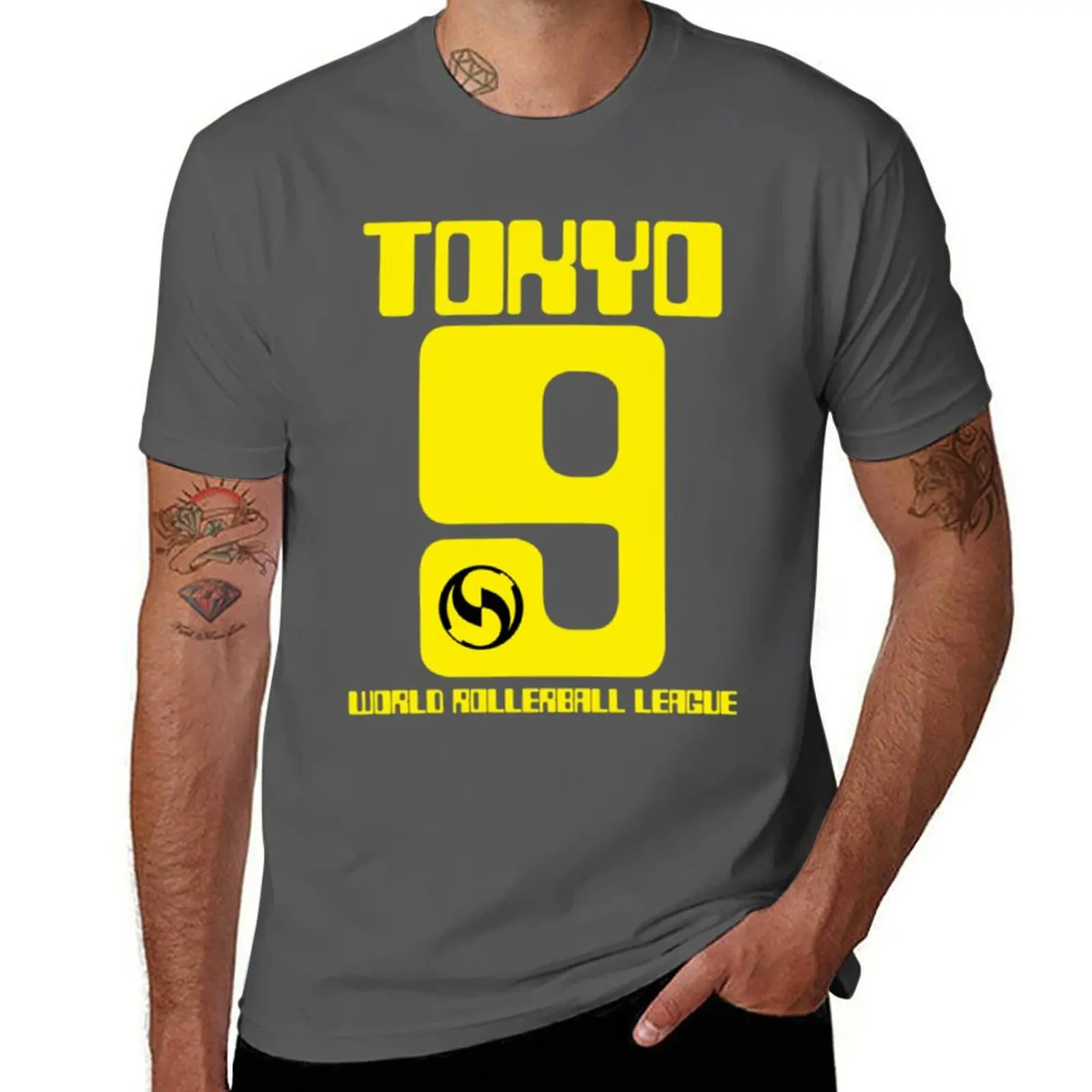 

Tokyo (Rollerball) Essential T-Shirt Minimalist Plain Crew Neck T-Shirt