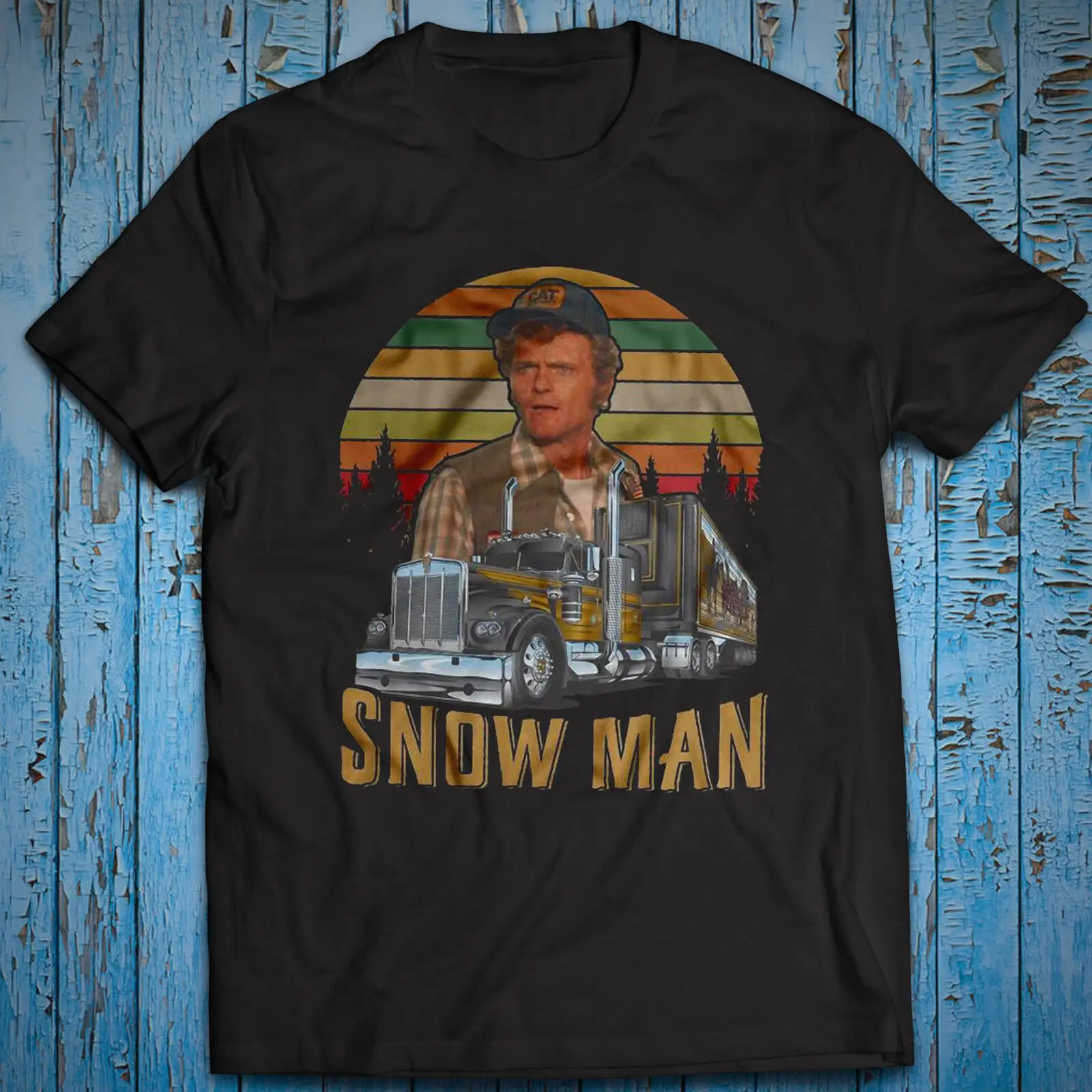 Smokey And The Bandit T-Shirt Snowman Jerry Reed Trans Am Retro Design Graphic