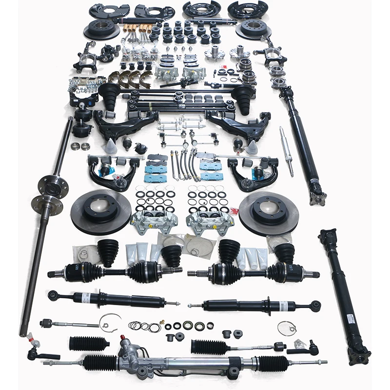 

LUXESOEM for Toyota Prado 120 43430-60060 43512-60151 04465-35290 Chassis Accessories Chassis Rubber Sleeve