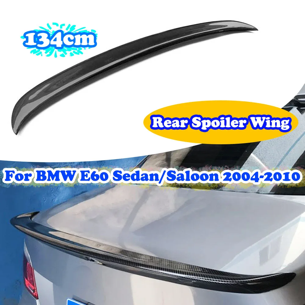 AC style Car Rear Spoiler Trunk Wing For BMW 5 Series E60 2004-2010 4-door Sedan/Saloon 525i 528i 530i 535i M5 Tail Boot Lip