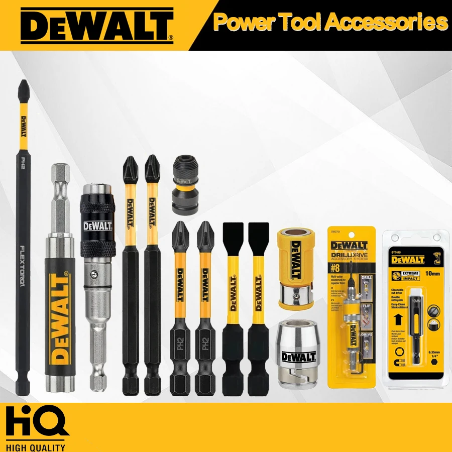 

DEWALT Power Tool Accessories Drill Bit Set PH2/SL8 57/89/152mm Magnetic Sleeve Extension Rod DT70547T DT7505 DW2054 DWASLVMF2