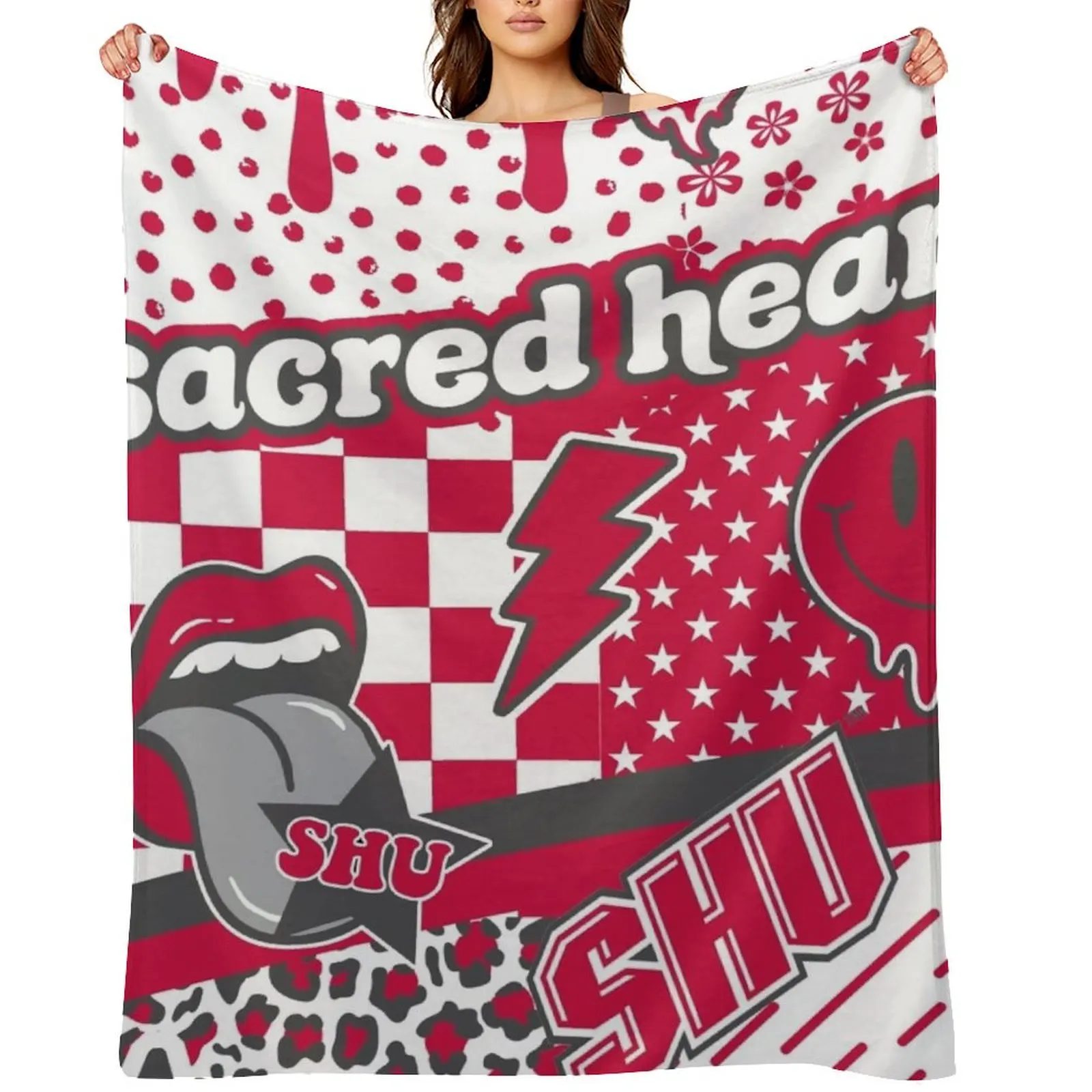 

Sacred Heart Throw Blanket blankets and throws Hairys Summer Luxury Designer Blankets