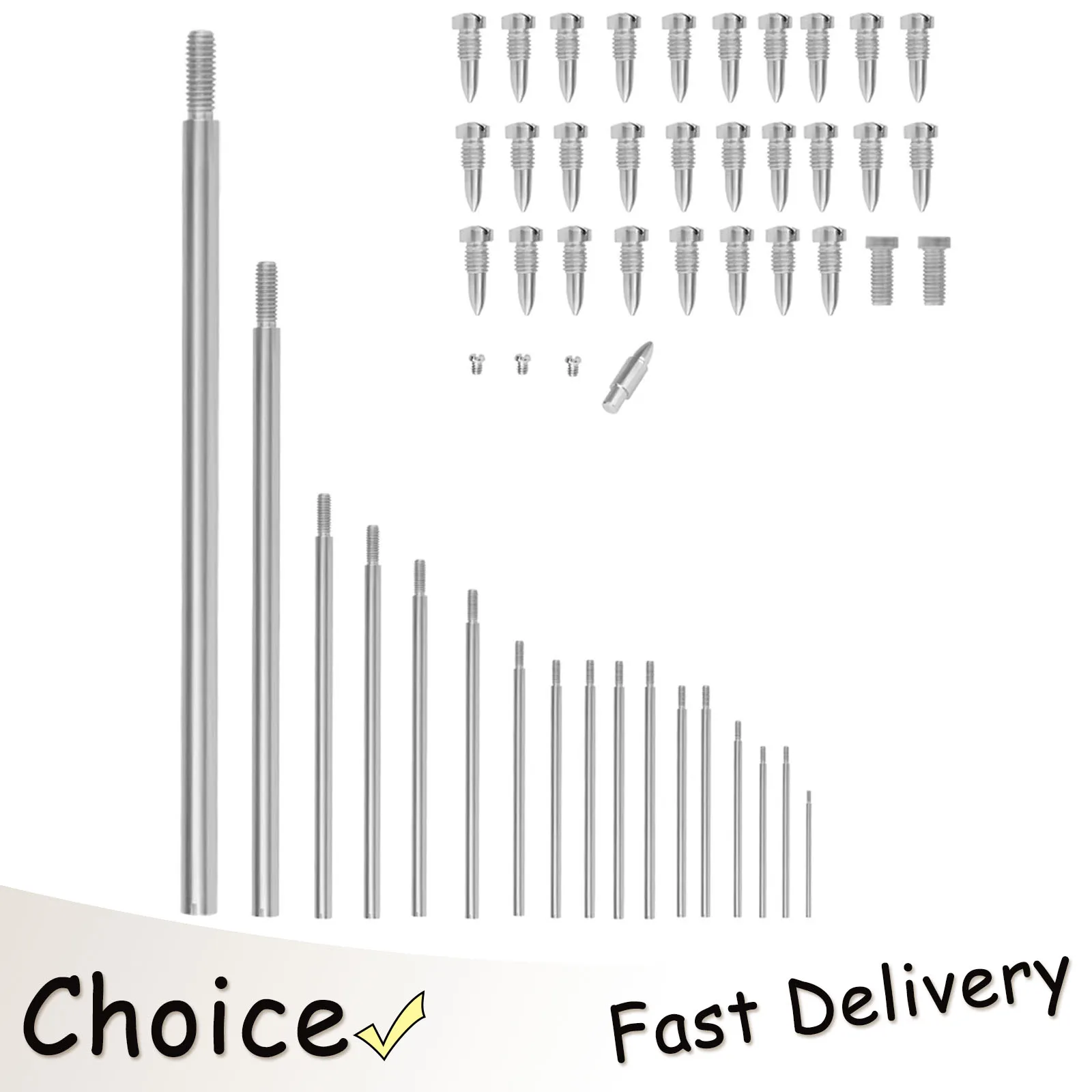 

SLADE Saxophone Repair Parts Threaded Rod + Screw + Conical Nail Woodwind Instrument Repair Tools Upper Bass Saxophone Parts