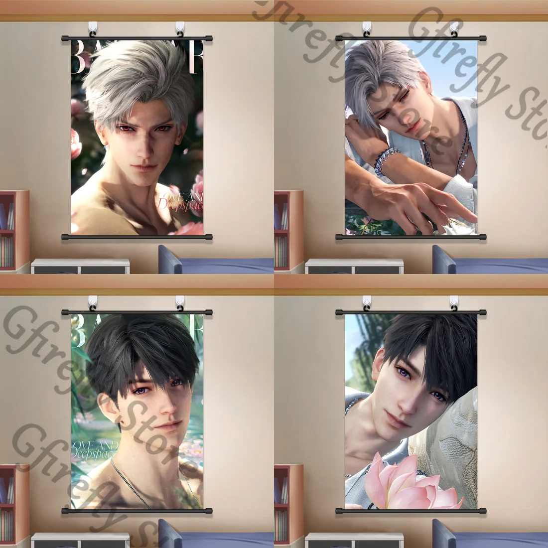 

Love and Deepspace Wall Painting Mural Hang A Picture Poster Sylus Background Draw Placard Decorate Anime Caleb Gift