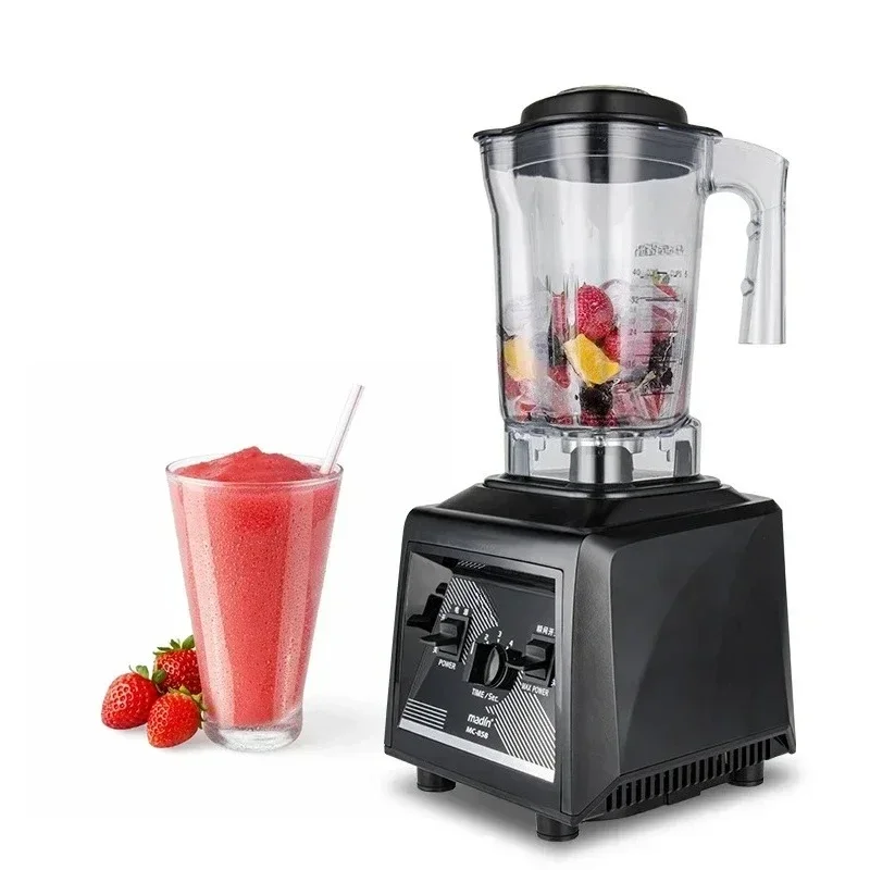 Moulinex Kitchen 1800w 2 en 1 Mezclador comercial de mesa profesional para encimera Licuadora con cresta plateada de alta resistencia para batidora de hielo