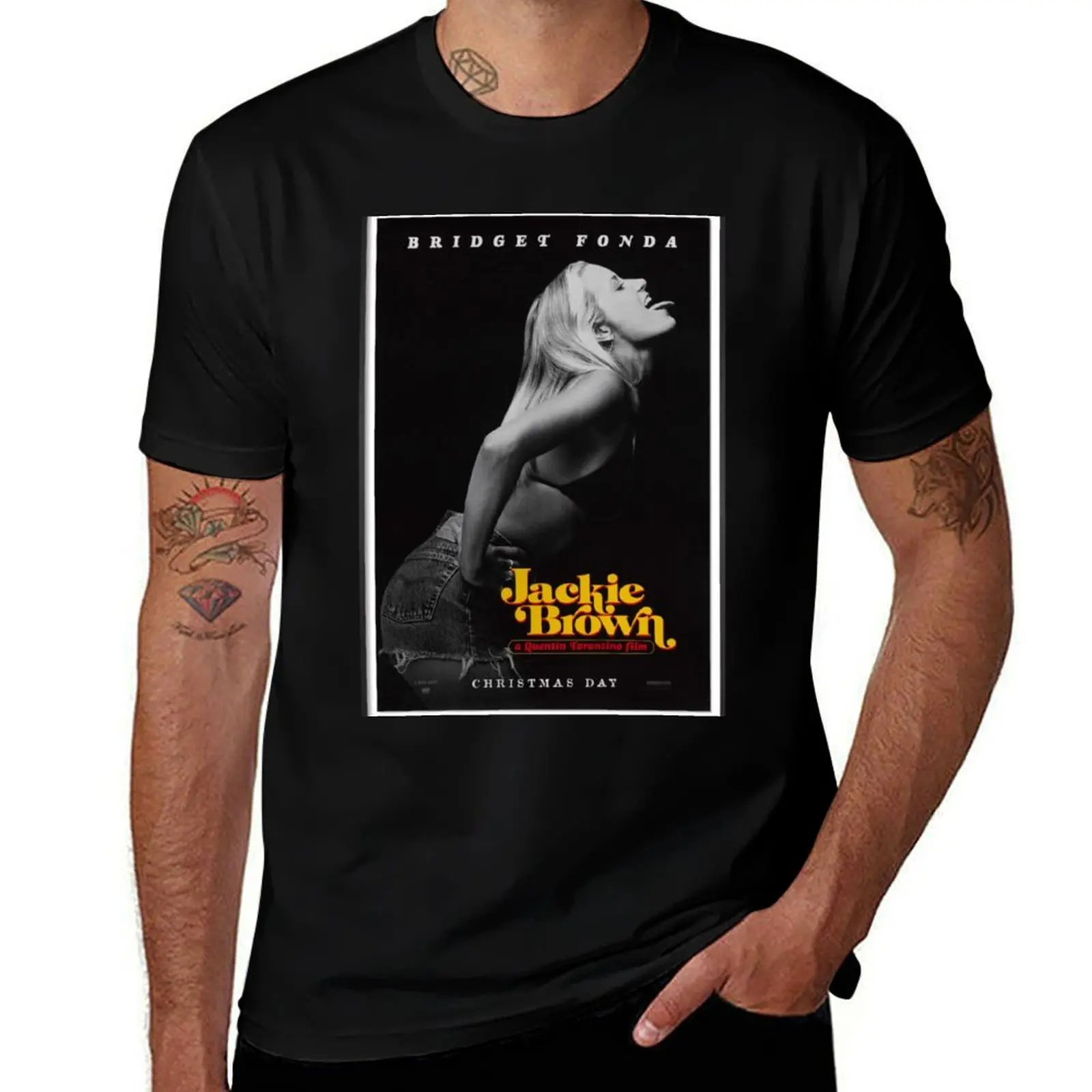 

Bridget Fonda Jackie Brown 1997 movie T-Shirt man t shirts for men casual g man t shirts for men T-Shirt