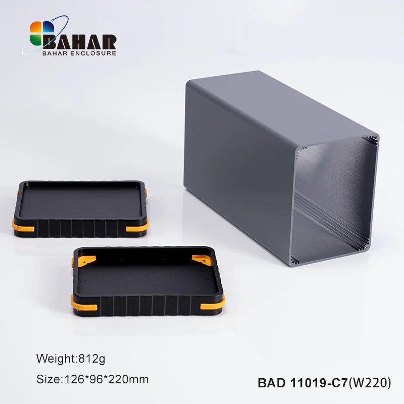 BAD 11019 Bahar Aluminum Case Wire Junction Box Instrument Shell Battery Enclosure