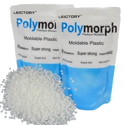 Thermoplastic Polymorph Plastic Pellets Reusable Moldable Plastic Melting Plastic for Modeling DIY Crafts Sculpting Cosplay