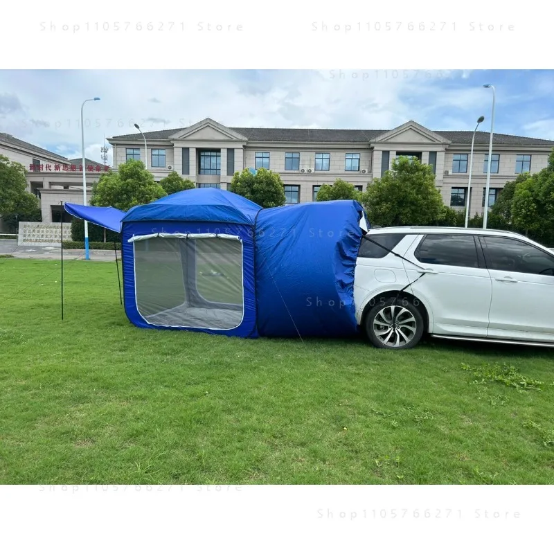 Outdoor Extension Suv Rear Tent for 5-8 People 190t Camping Tent Trunk Car Mounted Tent Camping Equipment