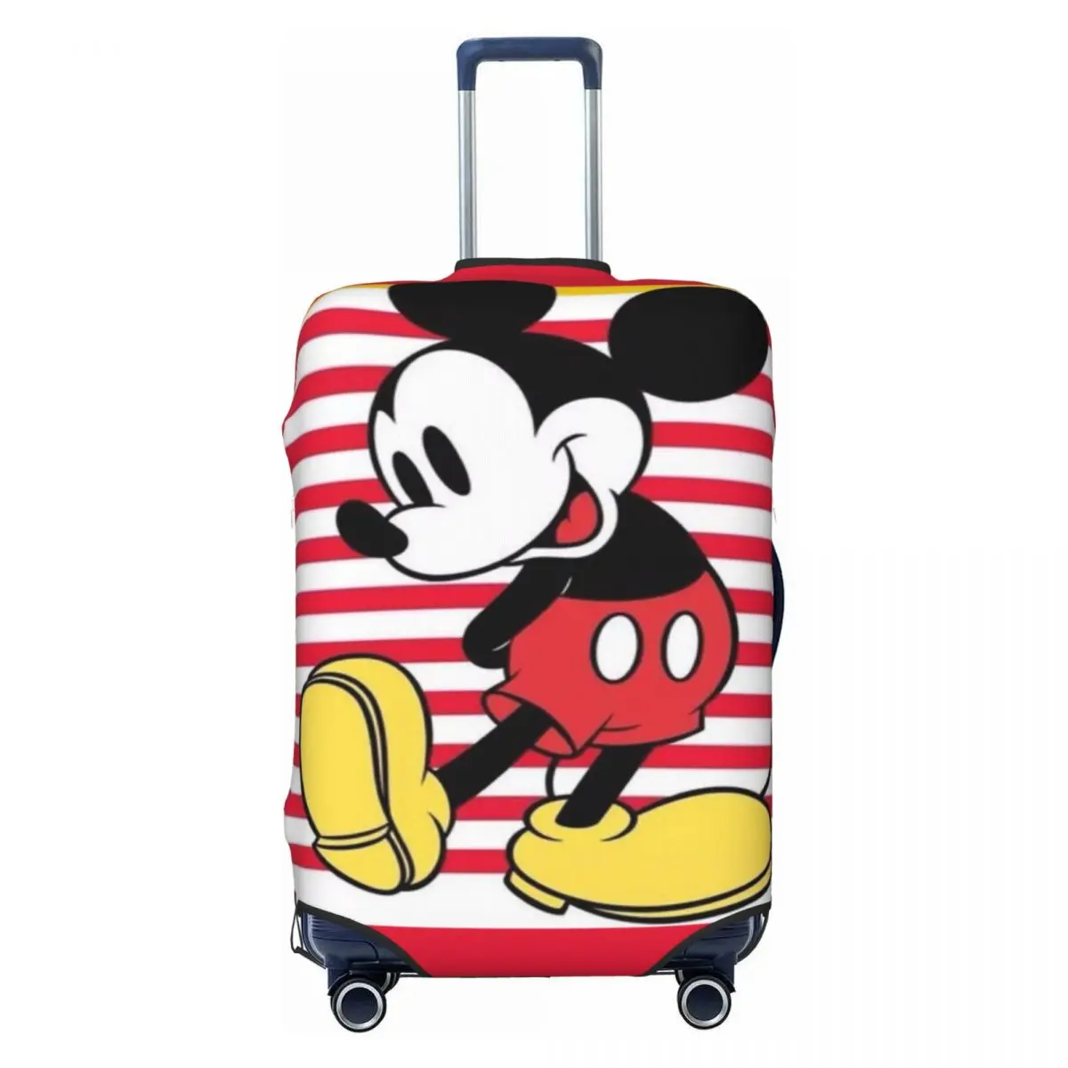 

Чехол для багажа с коллажем Микки Мауса, милый аниме-чехол для чемодана с мультяшным рисунком, подходит для чемоданов 18-32 дюймов