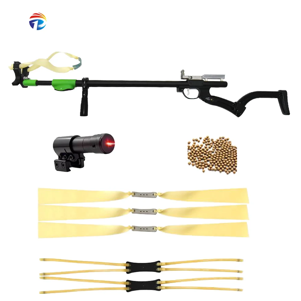 Hot-selling Powerful Retractable Slingshot with Dedicated Hunting Accessories Professional Slingshot Hunting Tools
