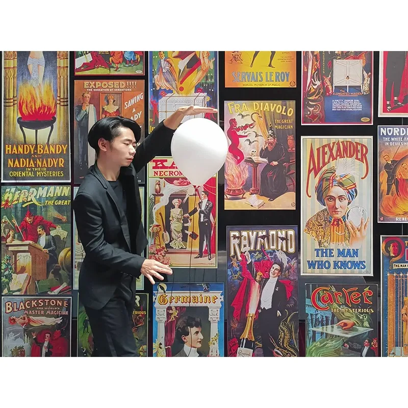 Psychic Lifting Balloon (Remote Control Version) Close Up Magic Tricks Stage Magic Illusions Gimmick Magician Mentalism Conedy