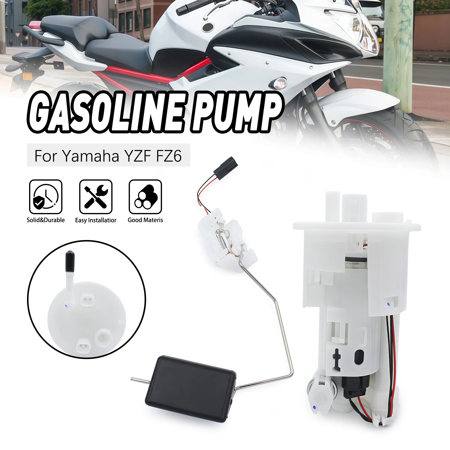 For Yamaha YZF FZ6 Fuel Pump Module Assembly 5VX-13907-01-00 5VX-13907-01 5VX-13907-02-00 5VX-13907-00-00 101961-8591