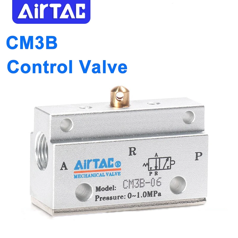 

Airtac CM3B05/06/08 Регулирующий клапан 2/3-ходовой пневматический регулирующий клапан серии CM3 Воздушный клапан базового типа