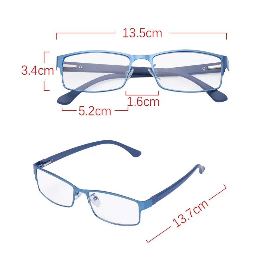 Fashion Business Reading Glasses Men\'s Vision Care Glasses Titanium Alloy Frame Male Hyperopia Presbyopia Prescription Glasses