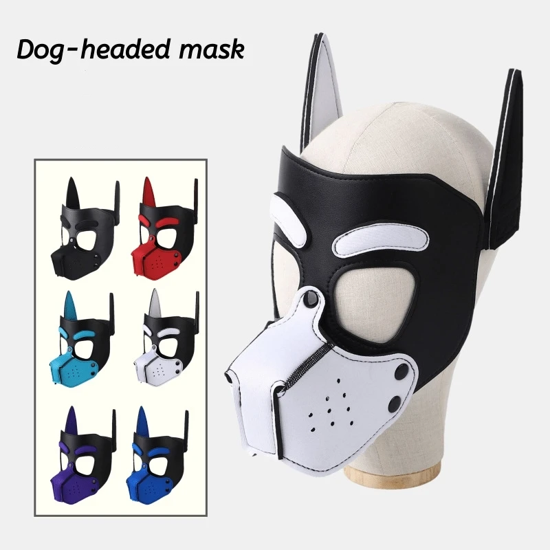 Cosplay Props Hoods For Nightclub Parties Interesting Dog Hoods Suitable For Male And Female Training Stage Performance