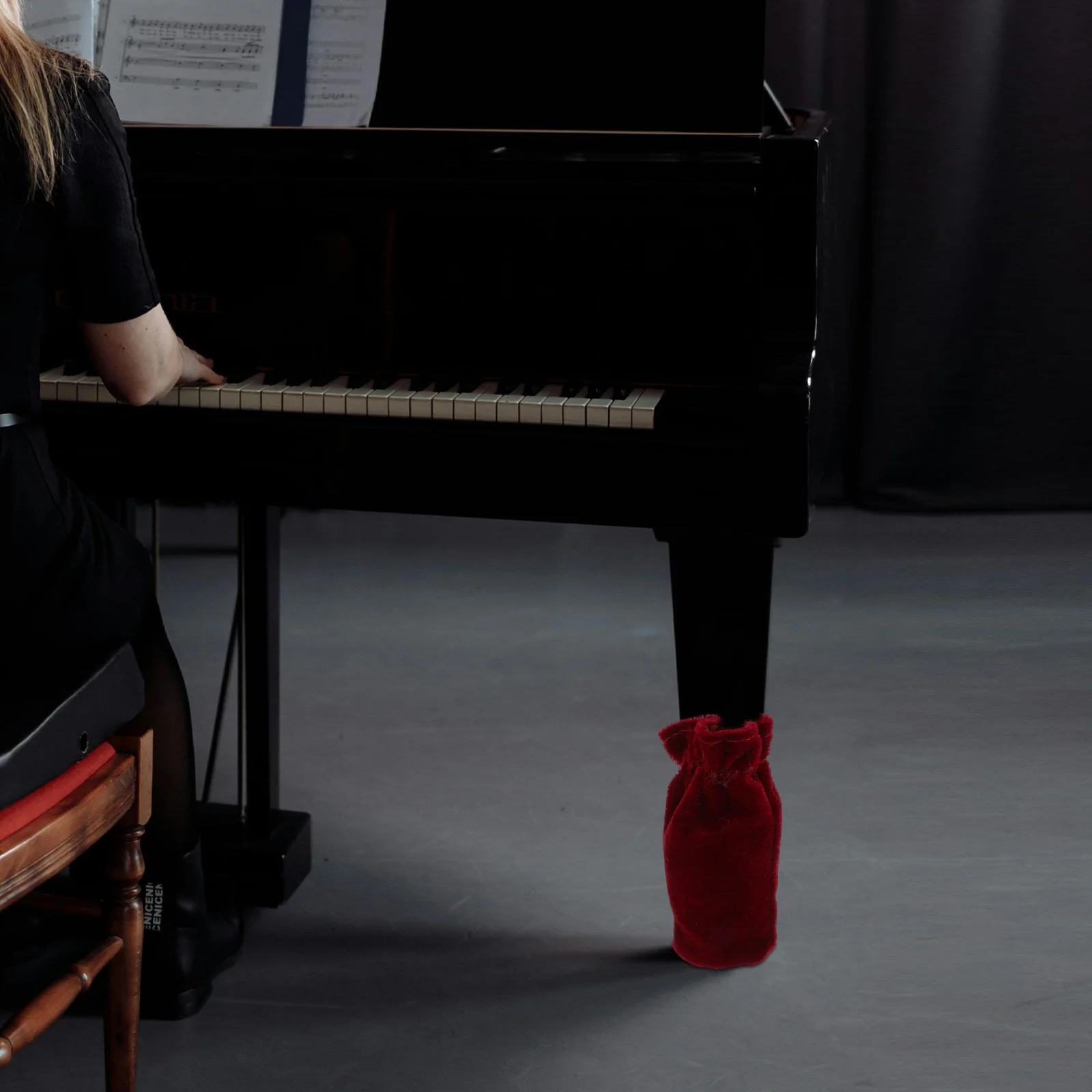 

3pcs Piano Pedal Covers Fit All Pianos Electric Keyboard Noise Reduction Anti Slip Dust Cover Leg Sleeve Instrument Accessory