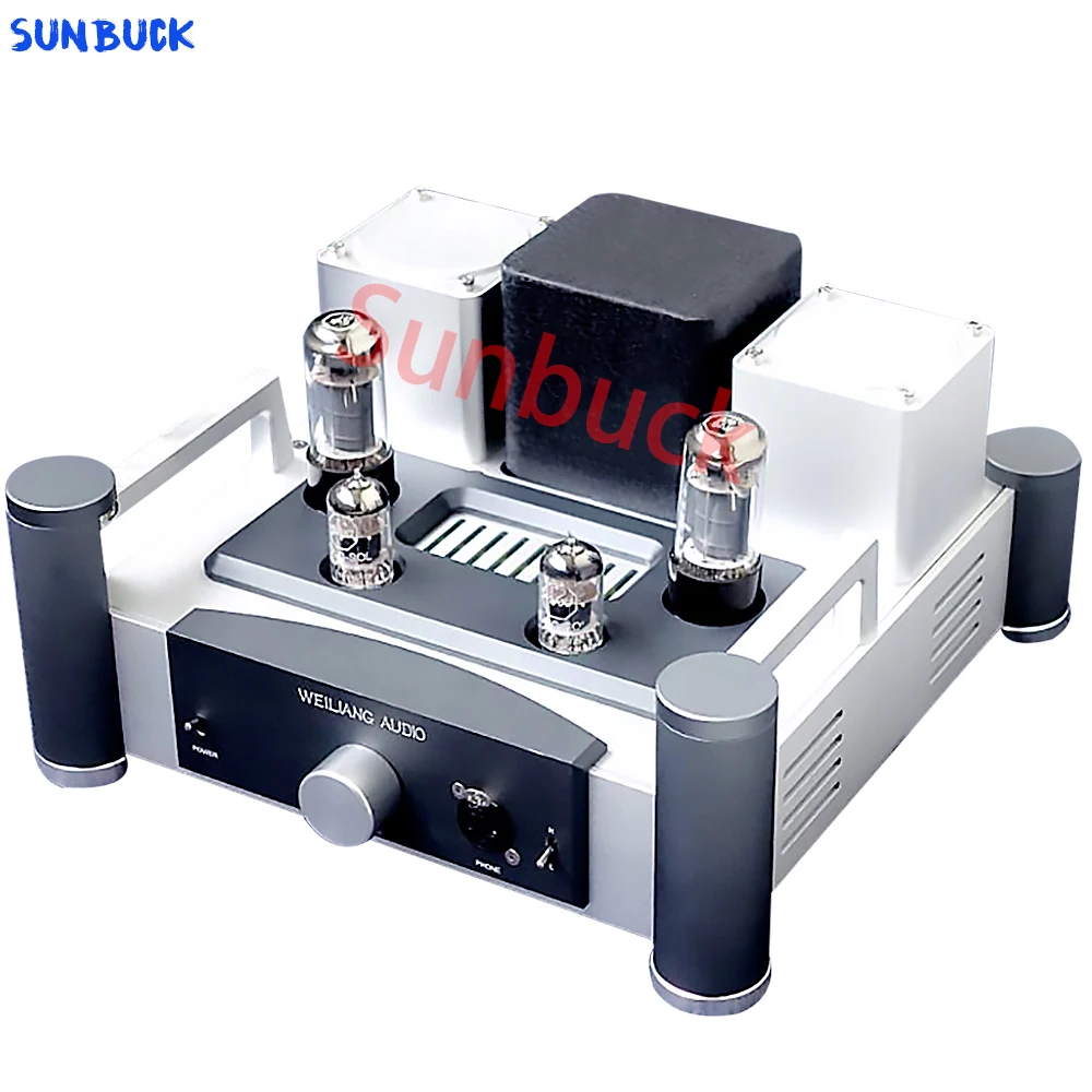 

12AX7 6V6X2 E400 Single-ended Class A Tube Preamplifier tube Headphone Amplifier is suitable for HD800 T1 and other Headphones