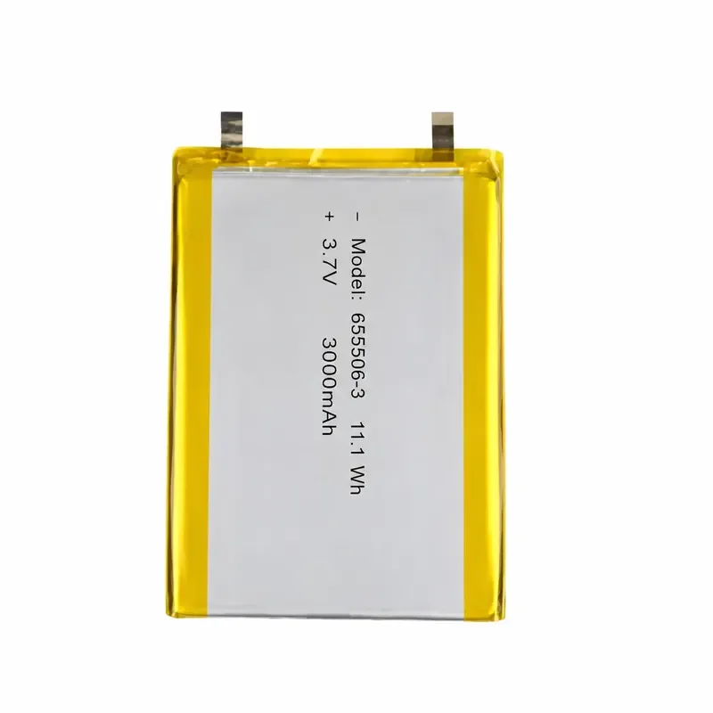 for 655063 Lithium Battery 3.7V 3000mAh Large Capacity Polymer Battery Suitable for Tablet Computer Energy Storage Equipment