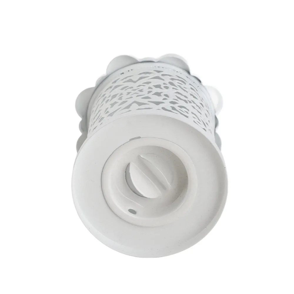 Iron White Hollow Birdcage Lantern white Dual Use Hang/Stand Tabletop Birdcage Ornament 5.31x9.25 in Hanging Birdcage Decor Lamp