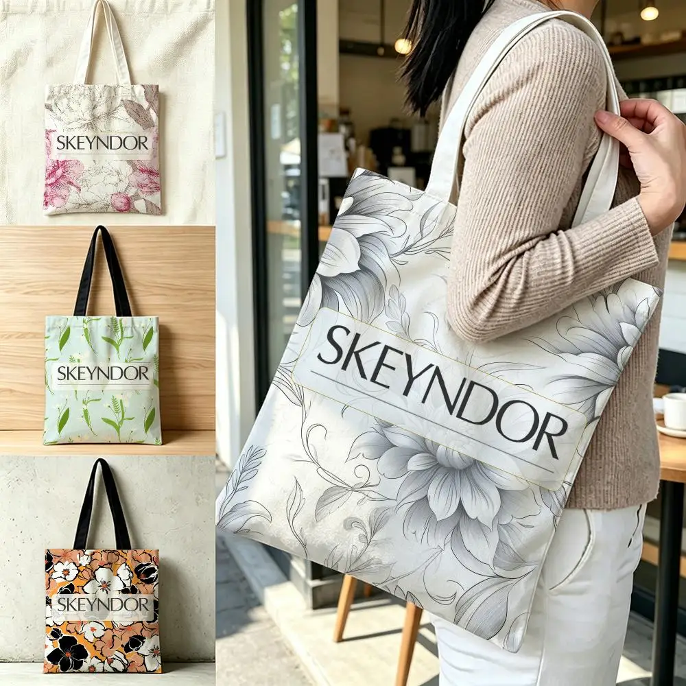 Designer Pattern Canvas Tote Bag beauty Skeyndor Storage Bags Fashion Streetwear Print Collectible Shoulder Bag Shopping