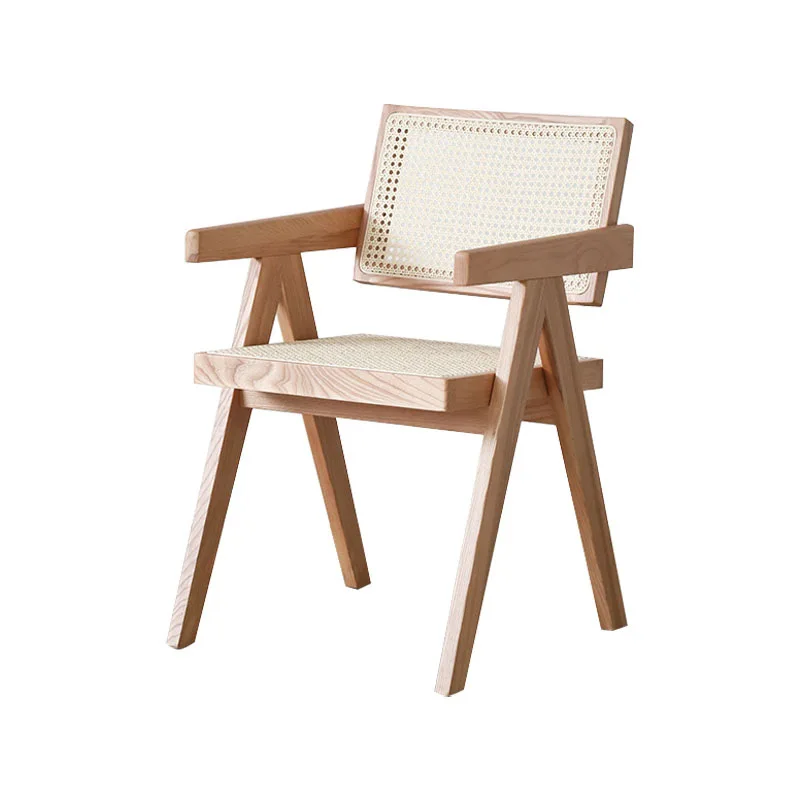

Ash wood, rattan Japanese style, household, balcony leisure chair