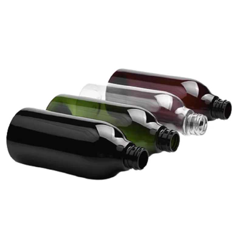 Botella rellenable de plástico de 15 Uds., contenedor de embalaje cosmético vacío de 300ml, botellas de Spray con gatillo verde transparente, negro, blanco y marrón