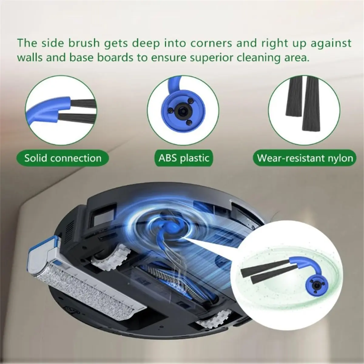 

10 шт. сменных основных и боковых щеток, роликовых щеток, мешков для сбора пыли и фильтров для робота-пылесоса X11 OmniCyclone