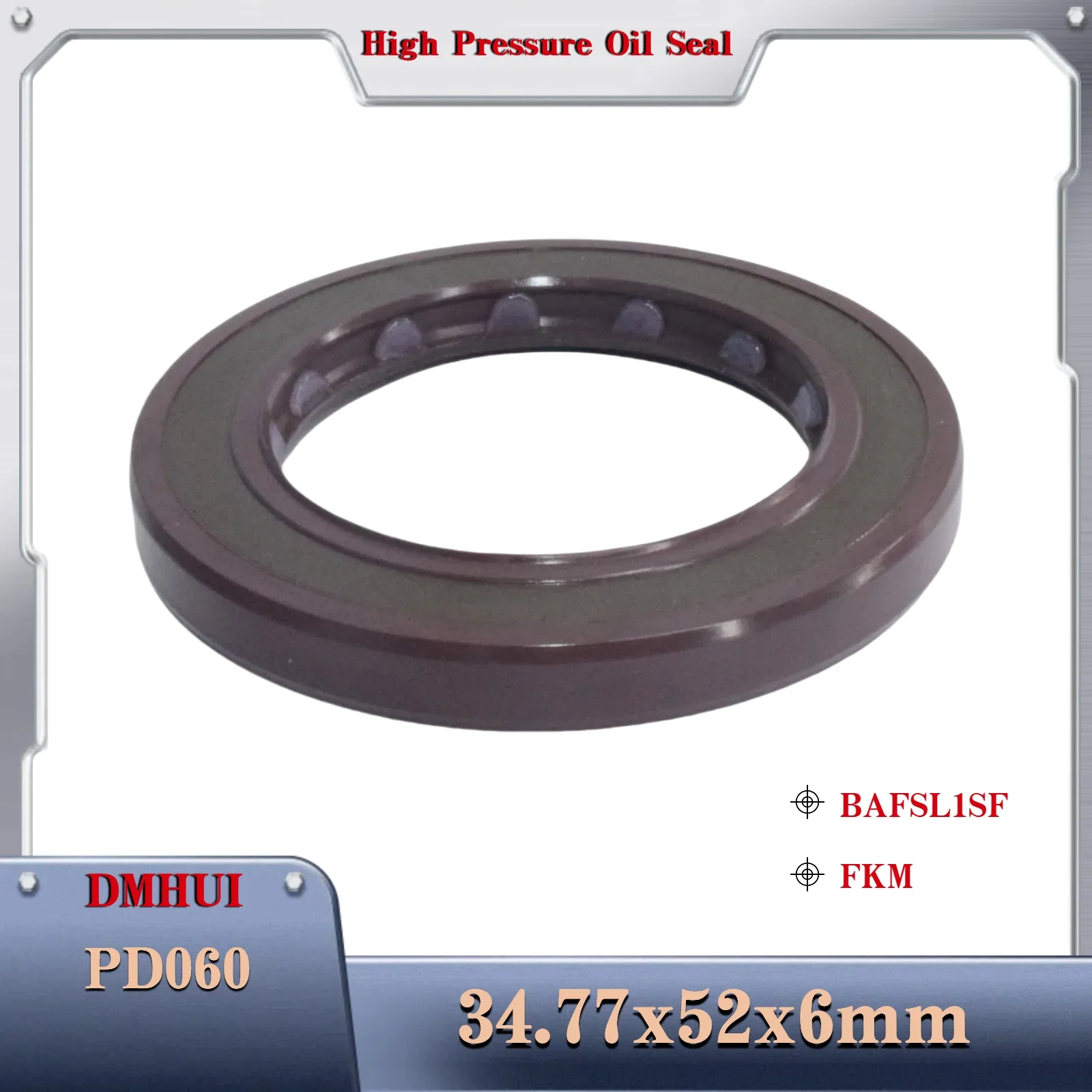 

34.77x52x6 For Parker PD060 Hydraulic pumps Shaft oil seal BAFSL1SF, For Hydraulic Pump/Motor Rotary Shaft Sealing