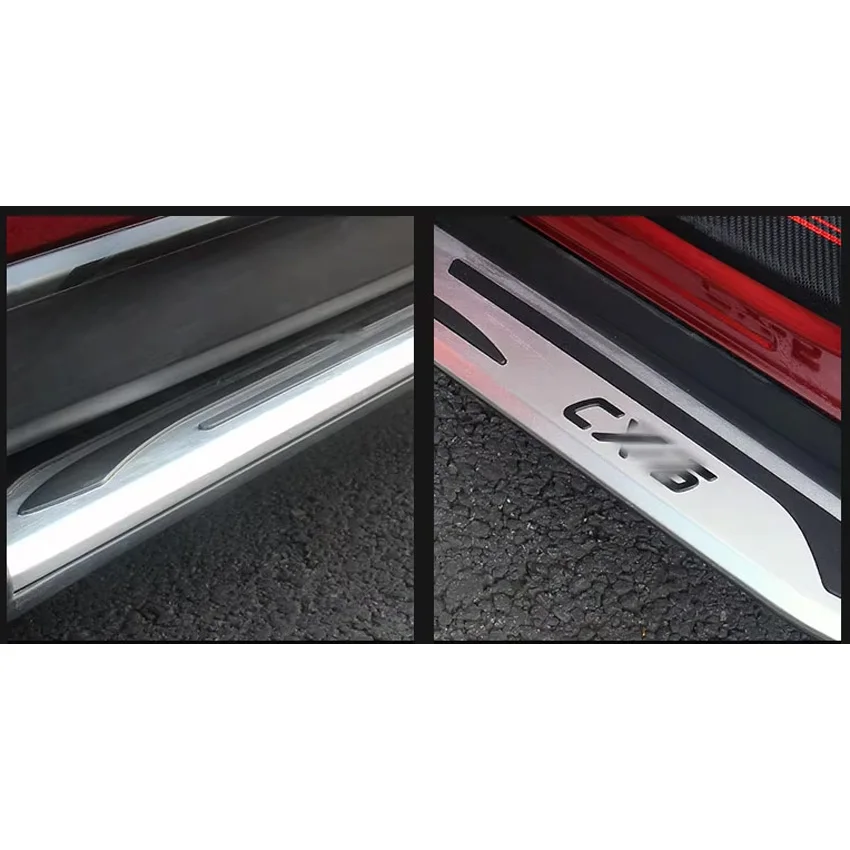 HOT running board side step nerf bar for Mazda CX-5 2017 2018 2019 2020 2021 2022 2023 2024 2025,free drill,easy installation