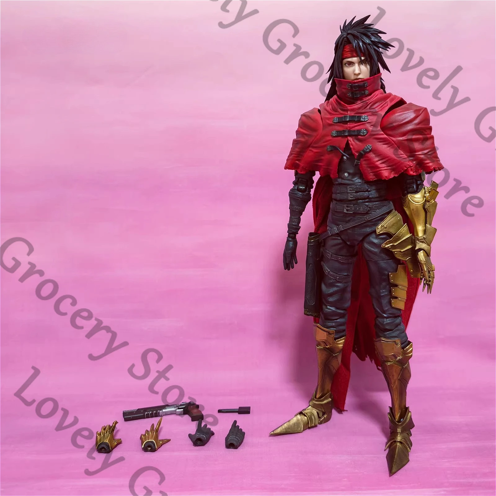 

Genuine Anime Vincent Valentine Cosplay Cartoon Movability Figures Model Models Kit Garage Kits Accessories Collection Fans Gift
