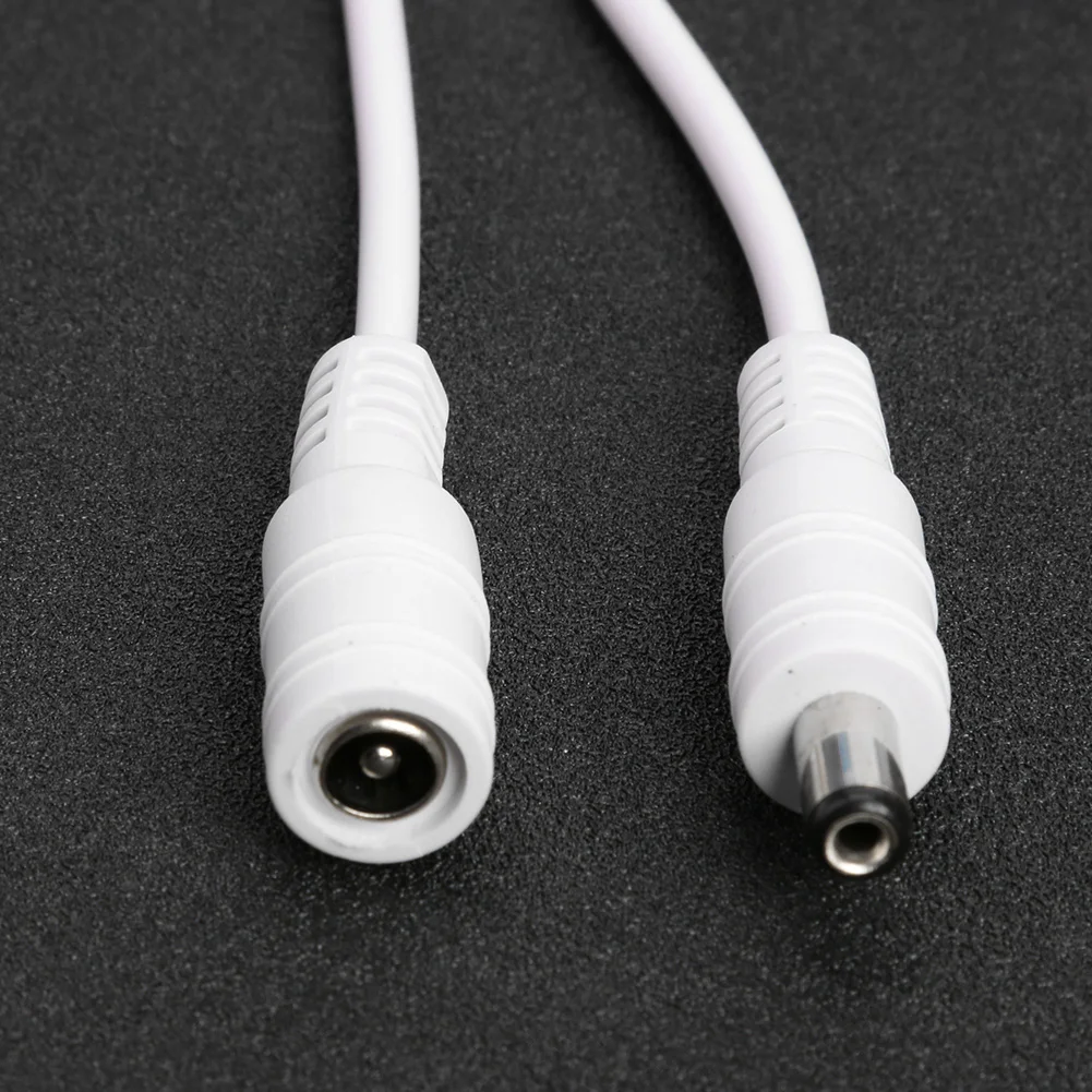 DC 12V Extension Power Cable 0.5/1/2/3/5/10m Power Extension Cord Cables for Wifi/AHD/IP Security Cams CCTV Camera 5.5*2.1mm