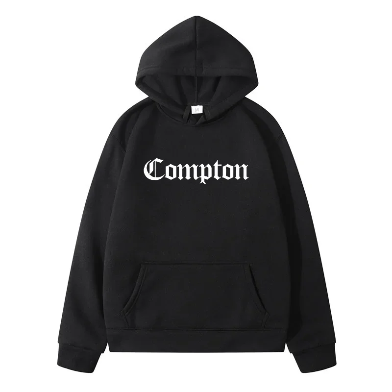 

Compton Goth Design Letter Y2k Hoodie Hoodies Men's Sweat-shirt Sweatshirts for Men Streetwear Harajuku New in Sweatshirts